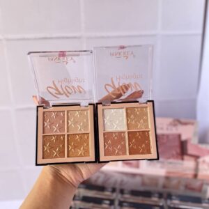 پالت هایلایتر 4 رنگ پینک کی