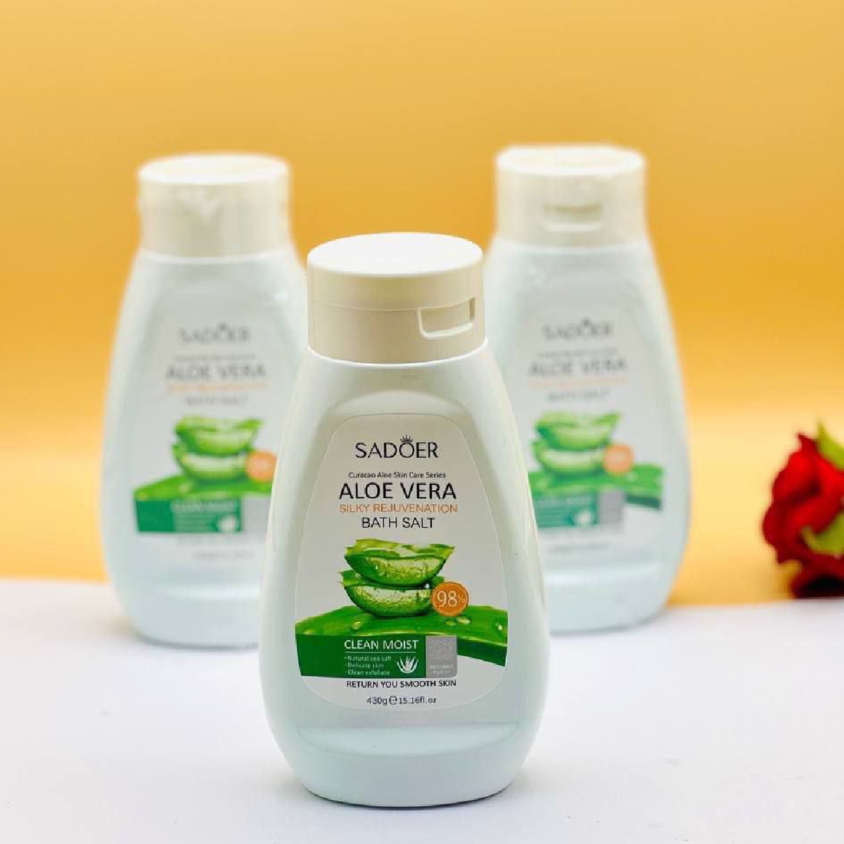 نمک حمام بدن آلوئه ورا